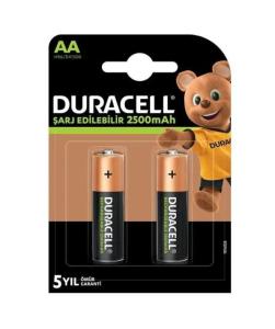 Duracell Pil Şarj Edilebilir AA 2500mAh 2'li Paket