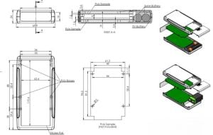 AK-HH-059 Gri 33,5x70x24  AA/9V  Pil Yuvalı Kumanda Kutusu