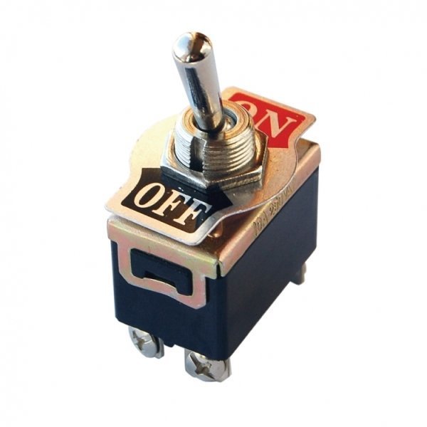 SWİTCH TOGGLE OFF ~ ( MOM )  4 PİN  YAYLI  VİDA BACAK  IC-156A