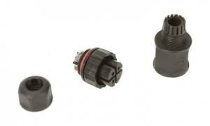 WPF-03000M25  DİŞİ KABLO TİP 3PİN  IP68 VİDALI KONNEKTÖR(TTF)