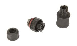 WPF-02000M25  DİŞİ KABLO TİP 2PİN IP68  VİDALI KONNEKTÖR(TTF)