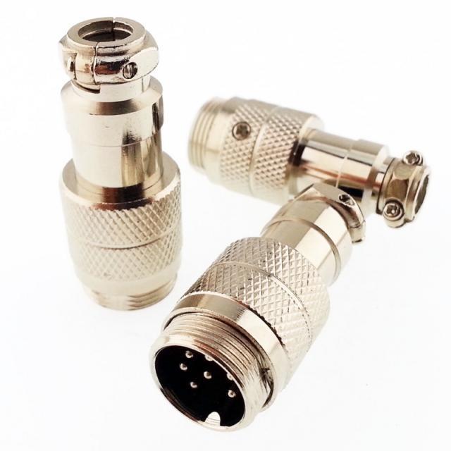 Mike Konnektör 7 Pin Erkek Ara Kablo Tip GX16-7P 16mm