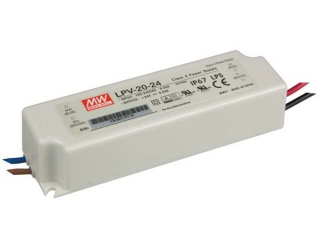 Meanwell Lpv-20-24 20w 24v 0,84a Sabit Voltaj Led Driver İp67