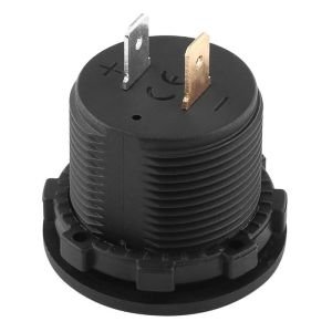 Dijital Voltmetre Barled 12VDC DS4010A Yuvarlak Panel Tip