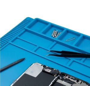 Silikon Çalışma Tamir Pedi S180 555x350mm Isıya Dayanıklı Manyetikli / Mıknatıslı