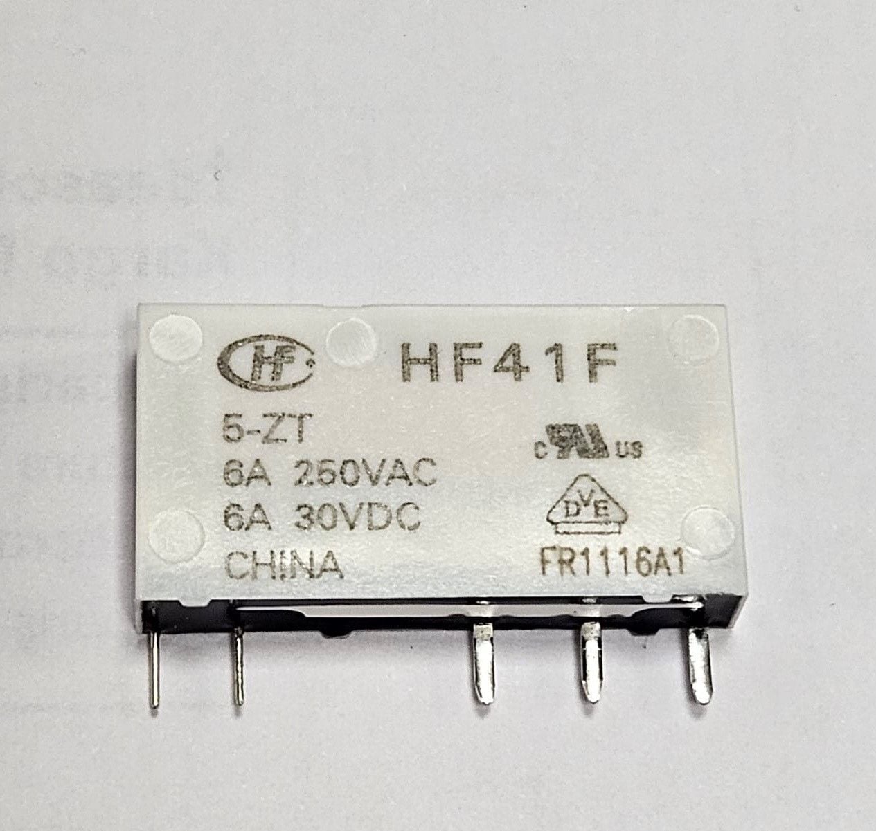 Hongfa Röle, 5V/DC Tek Kontak HF41F & 5-ZT