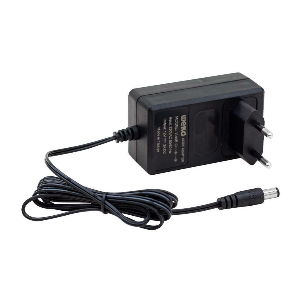 ADAPTÖR 12V 2A  SWİTCH MODE PRİZ TİPİ  2,5*0,7 UÇLU WEKO