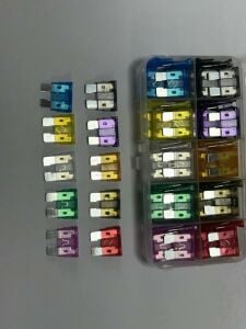 ARAÇ SİGORTA SETİ 100 ADET KÜÇÜK BOY (BIÇAK) (2-30 AMPER)