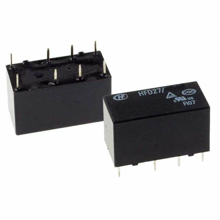 Hongfa Röle, 12V/DC Çift Kontak Telekom Tip HFD27 & 012-S