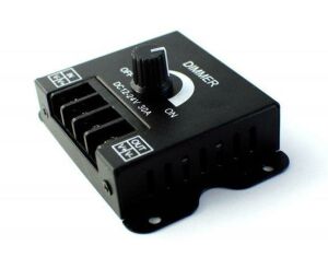 Led Dimmer Kontrol Tek Renk Şerit Ledler için  POT lu DC 12-24V 30A Manuel Kontrol