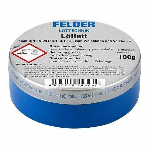Lehim Pastası Lötfett Felder 100 Gr Made ın  Germany