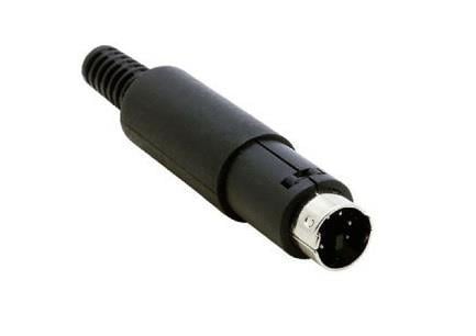 06 LI MİNİ DİN ERKEK KABLO TİP  224-6M