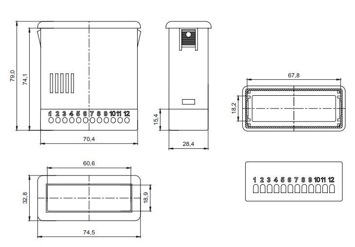 AK-PT-100-A  Siyah  33x75x79  KIRMIZI ŞEF.PLEKSİ