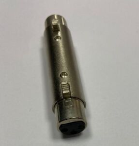 Canon 3 Pin Dişi Dişi Ara Adaptör XLR Konnektör