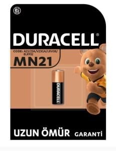 Duracell Alkaline Pil MN21 12V ( 1 Adet Fiyatıdır )