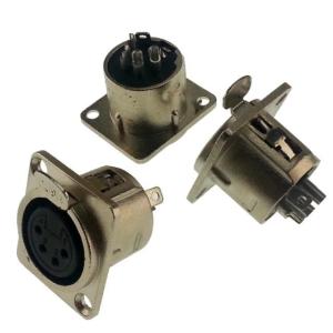 Canon 4 Pin Dişi Şase Tip XLR Konnektör