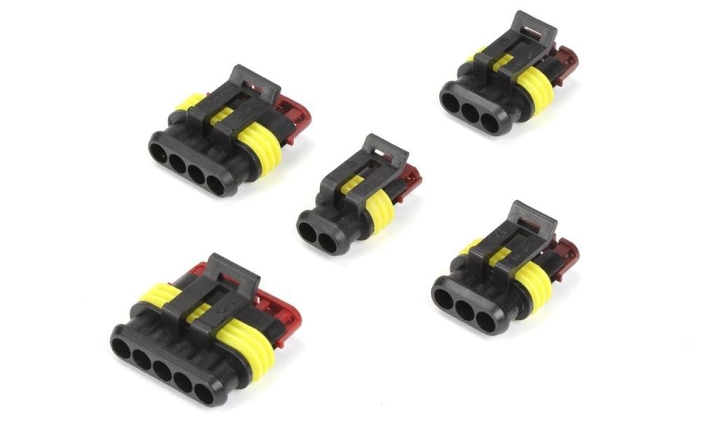 3 Pim Superseal Dişi Konnektör Su Geçirmez ( Pim ve Contasız )