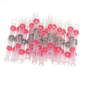 800 Parça Lehimli Makaron Seti Kablo Birleştirici Ek Muf 4+1 Çeşit Plastik Çantada