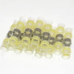 800 Parça Lehimli Makaron Seti Kablo Birleştirici Ek Muf 4+1 Çeşit Plastik Çantada