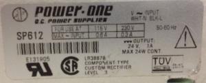 SMPS OPEN 24V/1A POWER-ONE SP-612