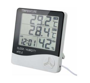 Htc-2 Saat Termometre Isı Nem Ölçer Problu -10/+50°