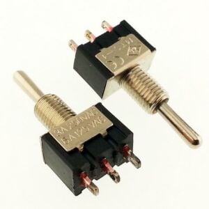 SWİTCH TOGGLE ( MOM)-OFF-( MOM ) YAYLI 3 Pin Mini  MTS-123  IC-143