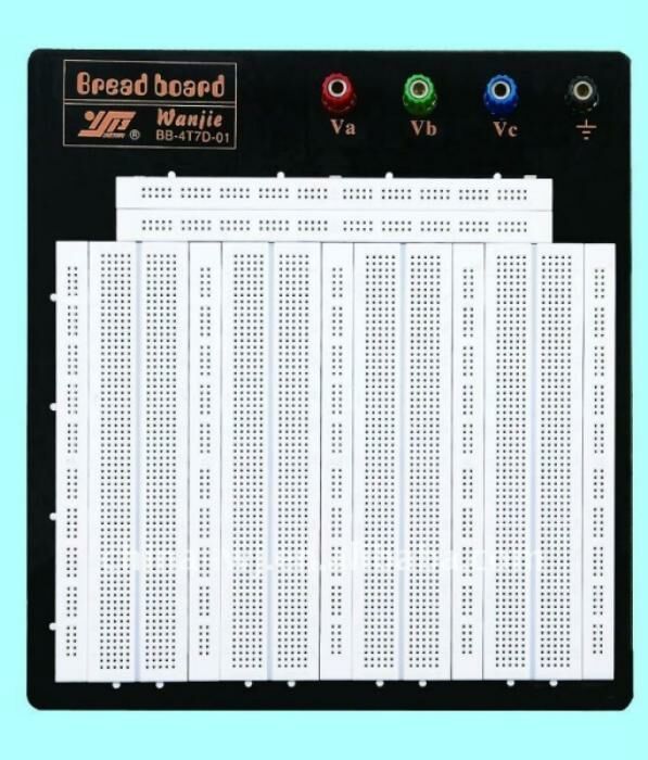 4 LÜ Büyük Boy Breadboard 3220 Delik Beyaz Born Klemensli ( 2,54 Header Uyumlu )