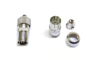 TV ANTEN DİŞİ  NİKEL  Komple METAL 60 ohm
