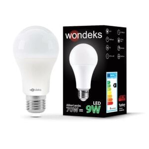 LED AMPUL E27 220V 9W BEYAZ  + 2W YEŞİL  ÇİFT RENK  WONDEKS