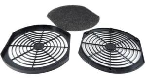 Fan Filtresi Plastik Süngerli 170x150mm Siyah