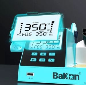 Bakon BK602S 90w İntelligent Isı Ayarlı 2 in 1 Havya İstasyonu