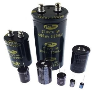 390mF 450V 30x50 mm Elektrolitik Kondansatör ( Mikrofarad )