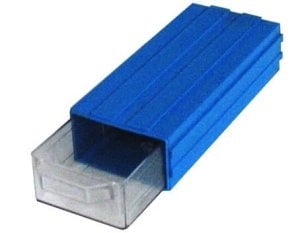 Es-52 Plastik Şeffaf Çekmeceli Kutu 50 x 125 x 30 mm