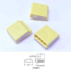 Geçmeli Buat Klemensi 4 Lü Sarı Pc-254 1-2,5mm ( 1 adet fiyatıdır )