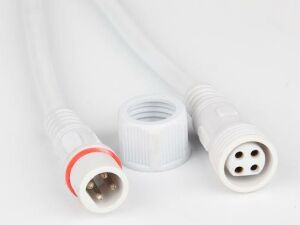 4lü IP67 4x0,50mm Soketli Kablo Dişi Erkek Takımı