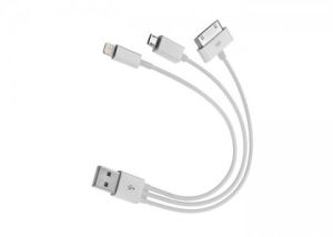 S-LİNK IP-522 USB IPOD/IPAD/IPHONE4 /SAMSUNG USB DATA ŞARJ - (BEYAZ) 3İN1