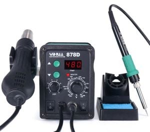 Yihua 878D Sıcak Hava Üflemeli Dijital Havya İstasyonu 740W