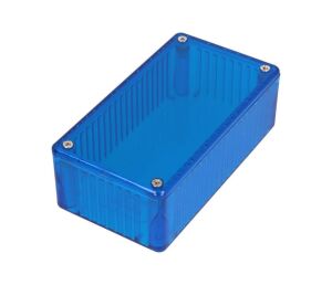 HAMMOND 1591CTBU 1591 TRANSP POLYCARBONATE BLUE