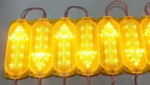 Led Modül 2835 Sarı Ok Yönü İşaretli 12v Dv (1 Adet Fiyatıdır)