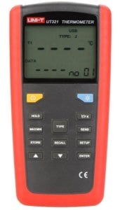Uni-T Ut 321 Termometre USB Datalogger -250° +1372° Unit UT321