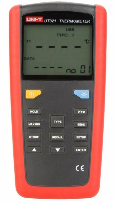 Uni-T Ut 321 Termometre USB Datalogger -250° +1372° Unit UT321