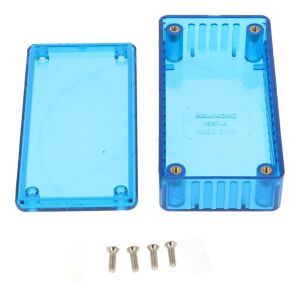 HAMMOND 1591ATBU 1591 TRANSP POLYCARBONATE BLUE