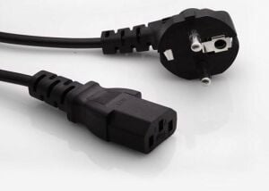 Power Kablo 220v Siyah 3x1mm 5 Metre