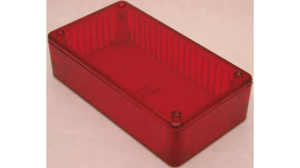 HAMMOND 1591ETRD 1591 TRANSP. POLYCARBINATE RED
