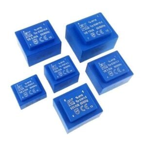 Trafo El-Kom 2VA 2x6V mavi RN130441