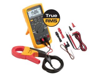 Fluke 87V IMSK True Rms Endüstriyel Dijital Mutimetre + 400a Ac Akım Pensi Seti