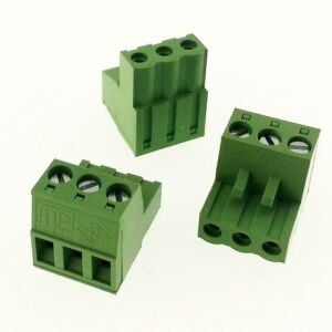 0/3 MR  3,81mm DİŞİ 3lü Yeşil SOKET Klemens SBDK 3,81-D/3 11013 MR