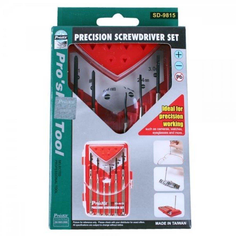 Proskit  SD-9815 Saatçi Tornavida Seti 6 Parça