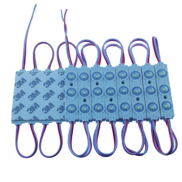 Led Modül 2835 Beyaz 3 Led Mercekli 12v Dc 1,5w 6500k (1 Adet Fiyatıdır)