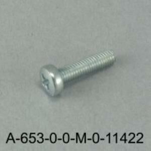 A-653-P-0-S-0 M3x12 mm YSB Metrik Siyah Vida